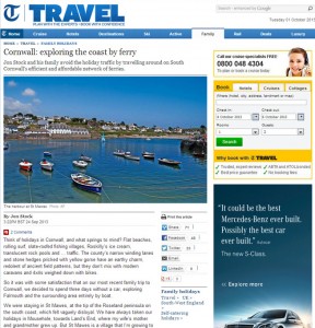 Telegraph Travel review Sep 2013