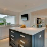 Trewarren kitchen through to dining room