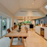 022 wide angle dining area to kitchen